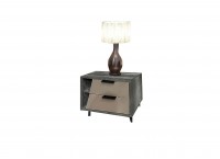 TABLE DE NUIT CASTALA REF 270 LEFT 2 TIRS GREY